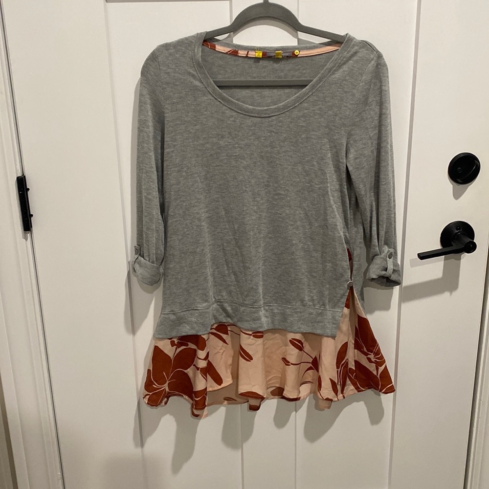 Little Yellow Button - Anthropologie - tunic - Small